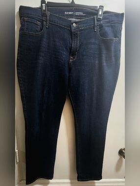 Old Navy Dark Wash Skinny Jeans Size 16 Short Mid Rise Stretch